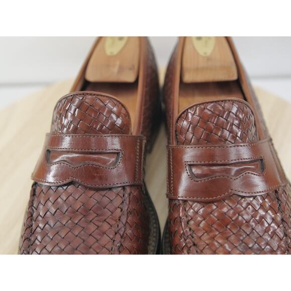 Burberry woven‎ leather loafters Dress Shoe Size 41 Brown Made in Italy main image 2